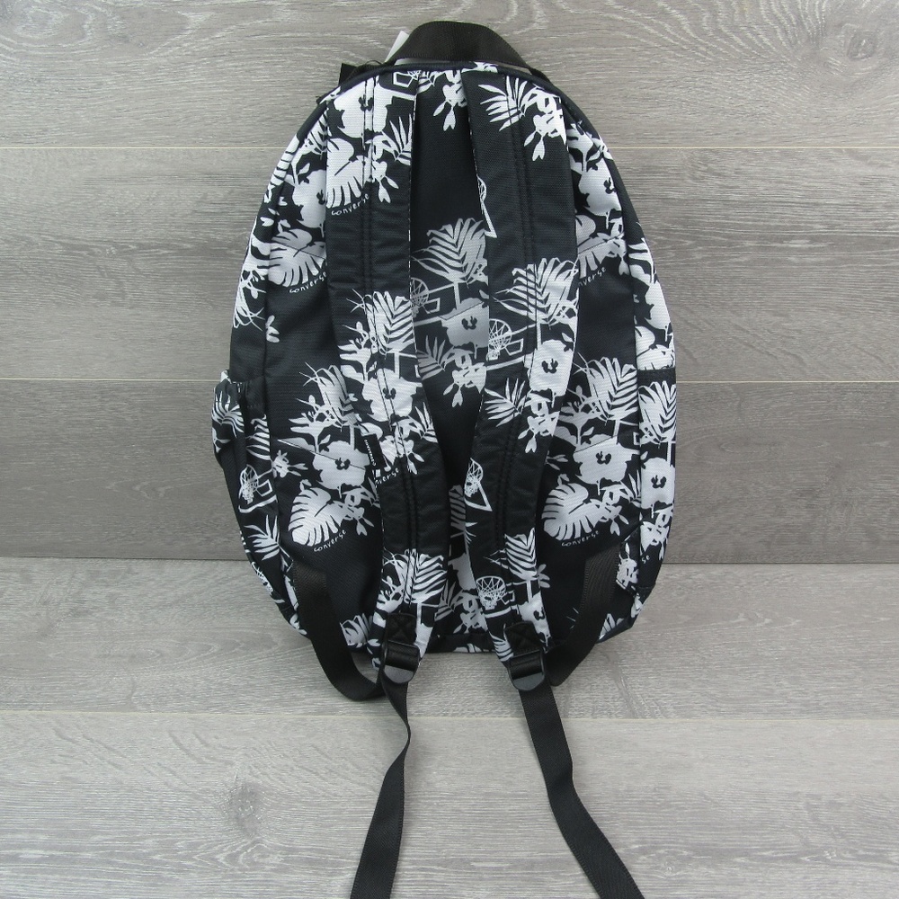Converse Chuck Taylor Black Floral Go Backpack - Picture 3 of 8